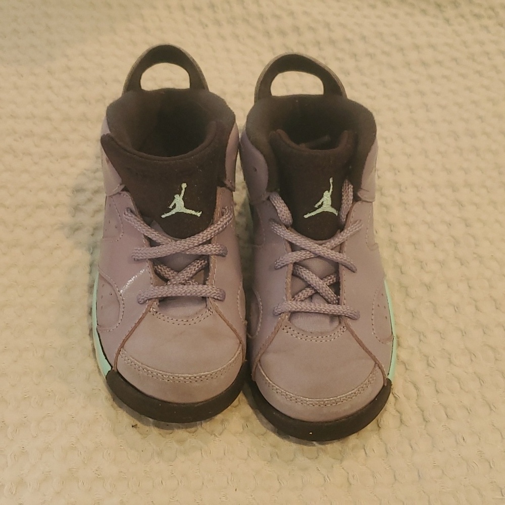 Nike Air Jordan 6 Retro GG Iron Purple Turquoise (#3)